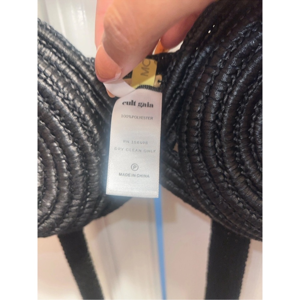 Cult Gaia Black Spiral Bra - Picture 2 of 5